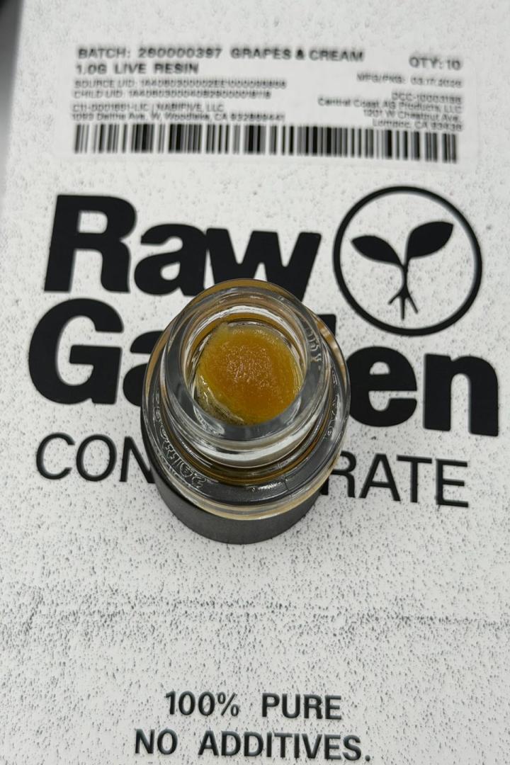 Raw Garden 1G Live Resin